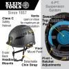 imageKlein Tools Safety Helmet Vented Class C Safety Hard Hat Removable Chin Strap Adjustable VentsKARBN Pattern