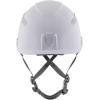 imageKlein Tools Safety Helmet Vented Class C Safety Hard Hat Removable Chin Strap Adjustable VentsWhite Hardhat with Clear Visor