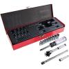 imageKlein Tools 65502 38Inch Drive Deep Socket Wrench Set Hinged Metal Storage Box Included 8Piece13 Piece