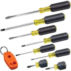 imageKlein Tools 80021 Tool Set Screwdriver and Nut Driver Tool Kit with Assorted Tips Magnetizer  DeMagnetizer 16Piece Home ImprovementScrewdriver Set