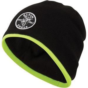 imageKlein Tools 80094 Winter PPE Kit with Knit Beanie and XL Winter Dipped Knit Glove 2PieceWinter Hat