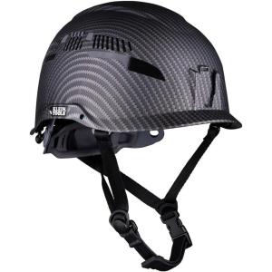 imageKlein Tools Safety Helmet Vented Class C Safety Hard Hat Removable Chin Strap Adjustable VentsKARBN Pattern