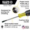 imageKlein Tools 32008 Demolition and Phillips Screwdriver Set with Plated Metal Strike Cap and Heat Treated Blade Made in USA 2Piece