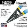 imageKlein Tools 80018P Tool Kit Made in USA Set with Wire Stripper Screwdriver NonContact Voltage Tester GFCI Outlet Tester Residential Tool Kit 4Piece