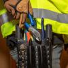 imageKlein Tools 80043 Heavy Duty Tool Set Includes Linemans SideCutting Pliers Diagonal Cutters and Wire Stripper 3PieceDiagonal Cutting Pliers
