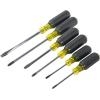 imageKlein Tools 85074 Screwdriver Set 6Piece Includes 3 AllPurpose Flathead 3 Phillips Made in USA Cushion Grip Comfort Precision Machined ScrewdriversSCREWDRIVER