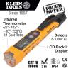 imageKlein Tools NCVT4IR NonContact Voltage Tester 12  1000V AC Pen with IR Thermometer 22 to 482Degree Fahrenheit LED and Audible Alarms Pocket Clipwith Infrared Thermometer