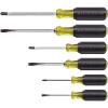 imageKlein Tools 85074 Screwdriver Set 6Piece Includes 3 AllPurpose Flathead 3 Phillips Made in USA Cushion Grip Comfort Precision Machined ScrewdriversSCREWDRIVER