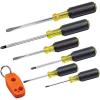 imageKlein Tools 85146 Screwdriver Set with Magnetizer  Demagnetizer for Magnetic Tips 3 Slotted 3 Phillips Home Improvement 7Piece6 Piece Set with Magnetizer
