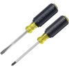 imageKlein Tools 85442 Screwdriver 2Piece Set Made in USA 14 Keystone and 2 Phillips Cushion Grip Round and Square Shank Heat Treated Home Improvement