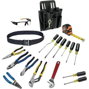 imageKlein Tools 80141 Hand Tools Kit includes Pliers Screwdrivers Nut Drivers Backpack and More Jobsite Tools 41Piece18 Piece