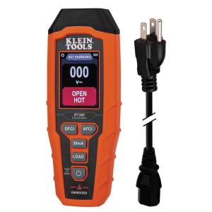 imageKlein Tools RT310 Outlet Tester AFCI and GFCI Receptacle Tester for North American AC Electrical OutletsCircuit Analyzer