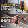 imageKlein Tools ET270 AutoRanging Digital MultiTester ACDC Resistance Continuity GFCI Receptacle Tester with Test Leads and Receptacle CordMultiTester