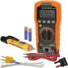 imageKlein Tools 80130 Multimeter Tester Kit Digital Multimeter AutoRange 600V and NonContact Voltage Detector Pen 50V to 1000V AC 2Piece
