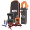 imageKlein Tools CL120KIT Clamp Meter Electrical Test Kit AC Auto Ranging 400 Amp Backlit Display Includes GFCI TesterLine SplitterPouchLeads3 x AAA