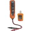 imageKlein Tools ET40VP Voltage Test Kit GFCI Receptacle Tester ACDC Voltage Tester Detects Common Electrical Wiring ProblemsDigital Tester Kit