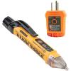 imageKlein Tools NCVT5KIT Electrical Test Kit DualRange NonContact Voltage Tester with Laser Pointer and GFCI Receptacle Tester2Piece Kit