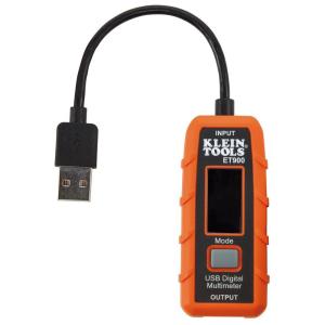 imageKlein Tools ET900 USB Power Meter USBA Digital Meter for Voltage Current Capacity Energy ResistanceElectric Circuit Testing Device