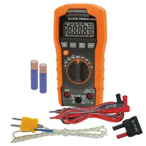 imageKlein Tools MM420 Digital Multimeter AutoRanging TRMS Multimeter 600V ACDC Voltage 10A ACDC Current 50 MOhms ResistanceMultimeter