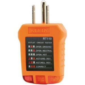 imageKlein Tools RT110 Outlet Tester AC Electrical Receptacle Tester for North American Outlets