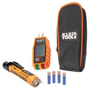 imageKlein Tools RT250KIT NonContact Voltage Tester and GFCI Receptacle Tester with LCD and Flashlight Voltage Electrical Test KitDEVICE