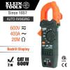 imageKlein Tools CL120 Digital Clamp Meter AutoRanging 400 Amp AC ACDC Voltage Resistance Continuity NonContact Voltage Tester DetectionClamp Meter