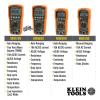imageKlein Tools MM720 Digital Multimeter AutoRanging TRMS Low Impedance LoZ 1000V ACDC Voltage 10A ACDC Current 60 MOhms ResistanceTRMSLow Impedance