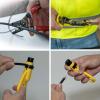 imageKlein Tools VDV001833 VDV ProTech Kit with Transport Case Cable Stripper Crimper Compression Connecters Cable Cutter DataTelephone PlugsTool Box  Prepare and Connect  Coax