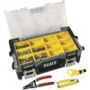 imageKlein Tools VDV001833 VDV ProTech Kit with Transport Case Cable Stripper Crimper Compression Connecters Cable Cutter DataTelephone PlugsTool Box  Prepare and Connect  Coax