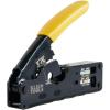 imageKlein Tools VDV226817 Modular Installation Kit Ratcheting CrimperStripper RJ11RJ45 Plugs CAT5e Connector for VoiceDataVideoCrimper  Data  Compact RJ45