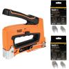 imageKlein Tools 80154 HeavyDuty Cable Stapler with 600 Insulated Staples 2 Packs 300 x 516Inch and 300 x 1132InchStapler Kit