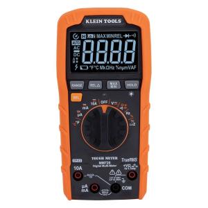 imageKlein Tools MM720 Digital Multimeter AutoRanging TRMS Low Impedance LoZ 1000V ACDC Voltage 10A ACDC Current 60 MOhms ResistancewReverse Contrast Display