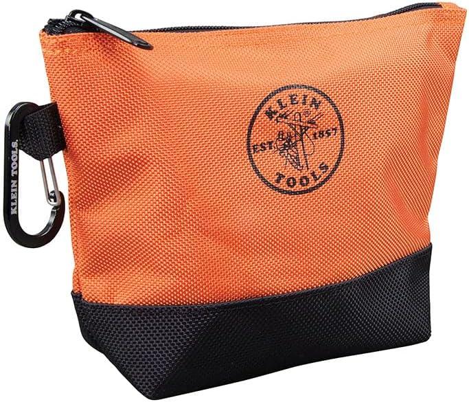 imageKlein Tools 80056 Tool Bag Storage Kit Made in USA 1680d StandUp and Canvas Zipper Pouches Assorted Colors 6Piece2Piece Pack of 2