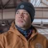 imageKlein Tools 60383 Helmet Liner Thermal Winter Hat with Polar Fleece Windproof Fits Under Helmets and Hardhats Black