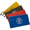 imageKlein Tools 80056 Tool Bag Storage Kit Made in USA 1680d StandUp and Canvas Zipper Pouches Assorted Colors 6Piece6Piece