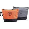imageKlein Tools 80056 Tool Bag Storage Kit Made in USA 1680d StandUp and Canvas Zipper Pouches Assorted Colors 6Piece6Piece