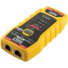 imageKlein Tools 80093 Cable Tester VDV LAN Kit with LAN Tester Pass Thru Crimper CAT6CAT5e Plugs and Strain Relief Boots 5PieceTester