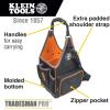 imageKlein Tools 80127 Tool Bag Kit features Tradesman Pro Tool Tote 3 Pliers 6 Screwdrivers and Demagnetizer  Magnetizer 11Piece8Inch Tote