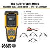 imageKlein Tools VDV001819 Tool Set Cable Installation Test Set with Crimpers Scout Pro 3 Cable Tester Snips Punchdown Tool Case 6PieceCable Length Meter