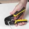 imageKlein Tools VDV001819 Tool Set Cable Installation Test Set with Crimpers Scout Pro 3 Cable Tester Snips Punchdown Tool Case 6PieceTool Set