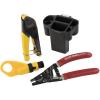 imageKlein Tools VDV011852 Coax Cable Installation Kit With Hip Pouch Includes Cable CutterRadial StripperCompression Crimper