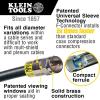 imageKlein Tools VDV026211 Coax Installation Kit with Crimp Tool Cable Cutter Stripper and F Connectors with Storage BagInstallation Kit