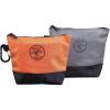 imageKlein Tools 80056 Tool Bag Storage Kit Made in USA 1680d StandUp and Canvas Zipper Pouches Assorted Colors 6Piece2Piece