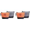 imageKlein Tools 80056 Tool Bag Storage Kit Made in USA 1680d StandUp and Canvas Zipper Pouches Assorted Colors 6Piece2Piece Pack of 2
