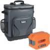 imageKlein Tools 80126 Cooler Backpack and Ice Pack Set 30 Cans Insulated Rugged Ideal for Jobsites Hunting Camping or The Beach 3Piece