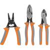 imageKlein Tools 9416R 1000V Insulated Plier and Wire Stripper Tool Kit Made in USA SideCutter DiagonalCutter and Wire Stripper 3Piece3Piece Kit