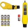 imageKlein Tools VDV002820 Coax PushOn Connector VDV Kit Includes The Tools Needed to Prepare Connect and Test Coax Cables
