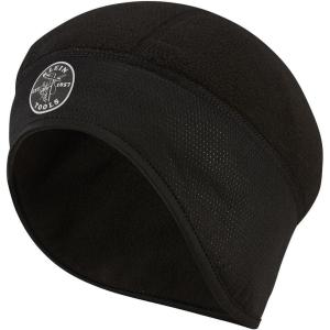 imageKlein Tools 60383 Helmet Liner Thermal Winter Hat with Polar Fleece Windproof Fits Under Helmets and Hardhats Black