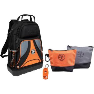 imageKlein Tools 80038 Backpack Tool Kit Tradesman Pro Backpack Zipper Tool Bags and Magnetizer 4Piece