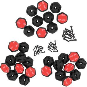 imageKlein Tools 80054 Cable Management Kit with 1 and 3 Slot SelfAdhesive Cable Clips 30Piece
